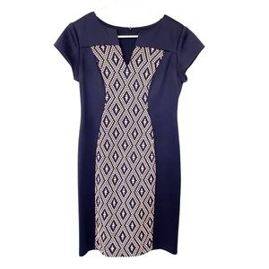 Dressbarn Women’s Sheath Paneled Dress Petite 4